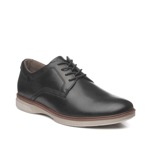 Sapato Casual Pegada Masculino em Couro Preto 126701-01