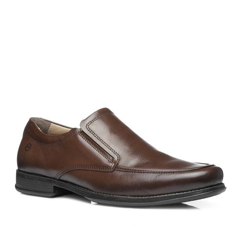 Sapato Social Pegada Masculino em Couro Pinhão 123464-02
