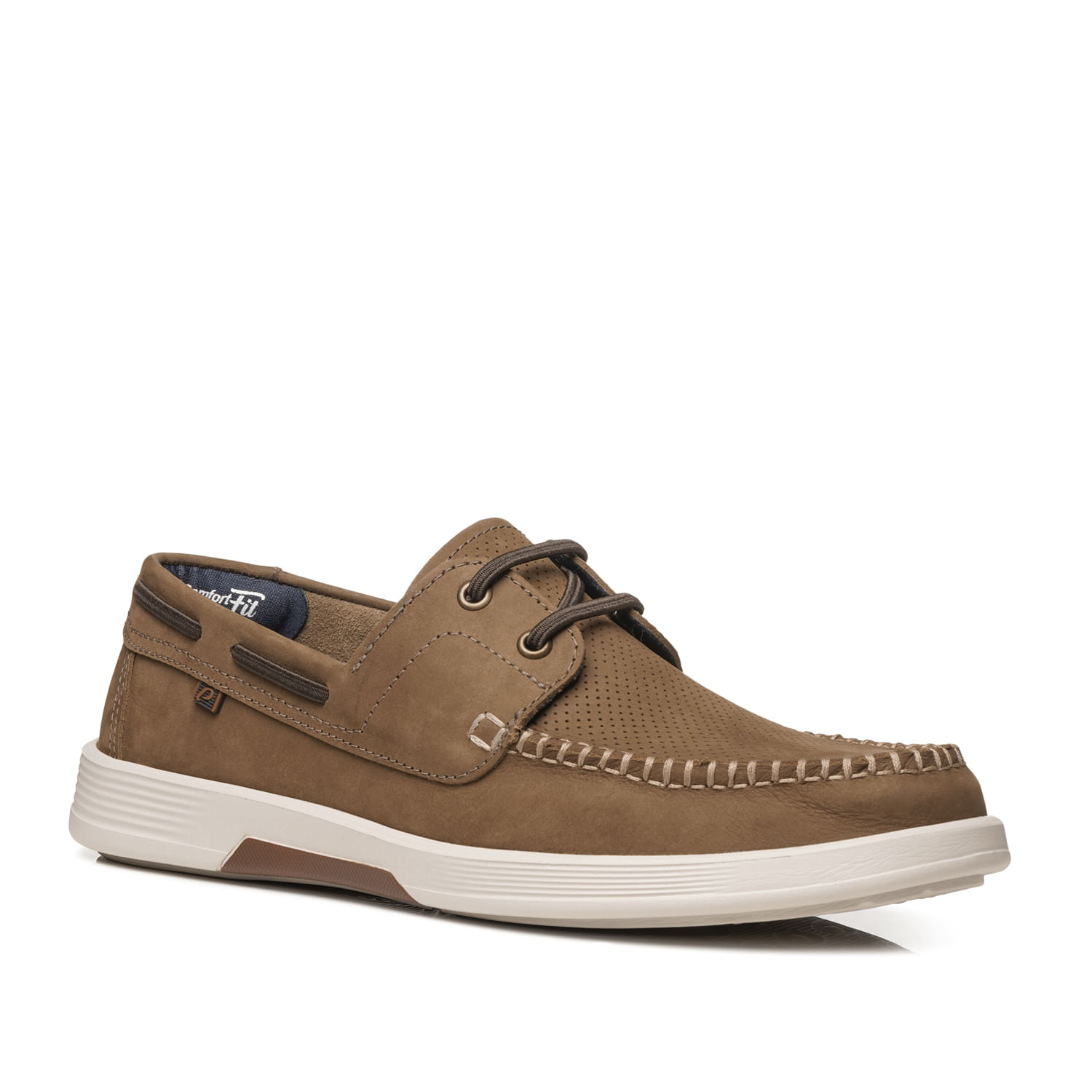 Mocassim Pegada Masculino em Couro Mascavo 142302-05 - Pegada