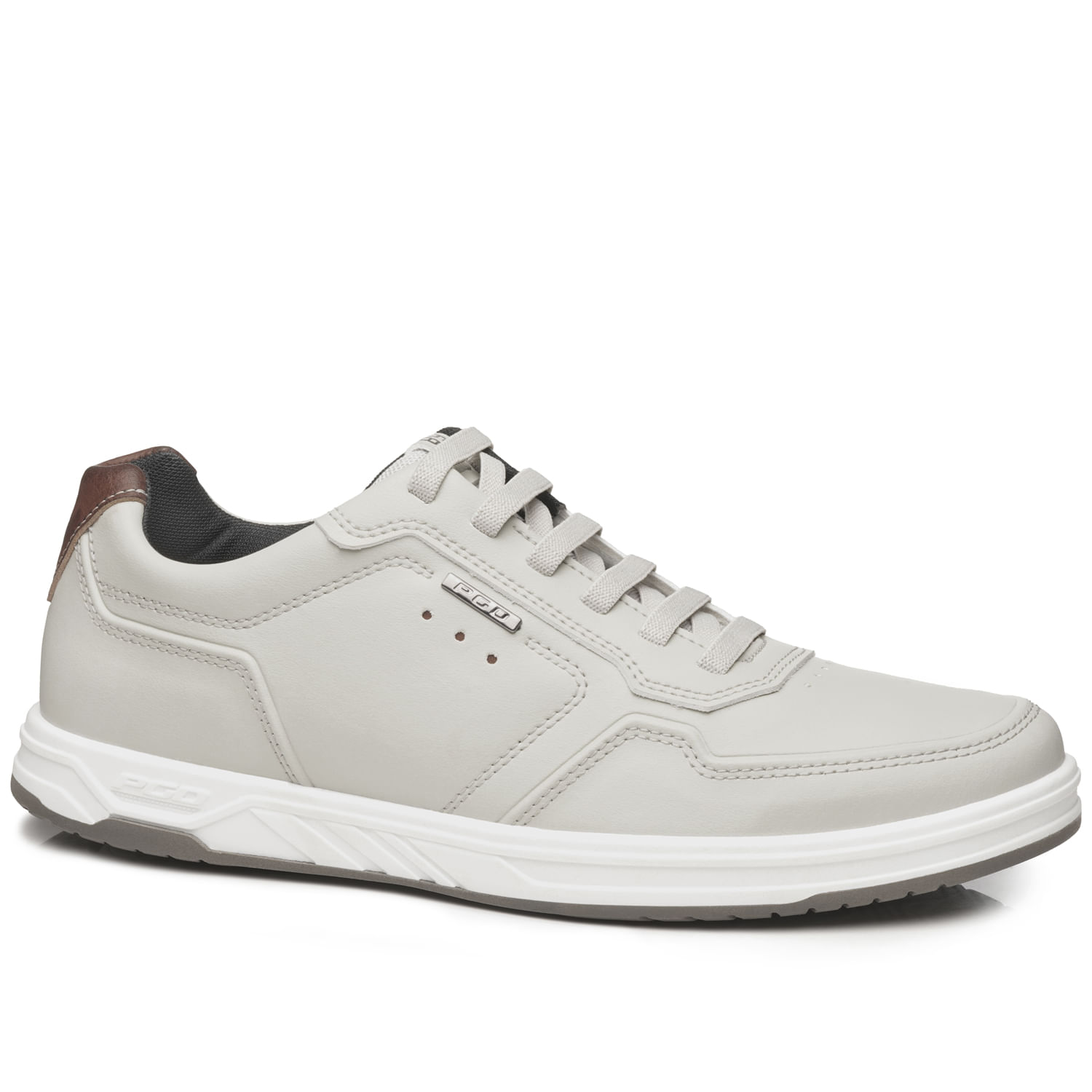 Sapatênis Pegada Masculino vem comprar couro, microfibra, preto