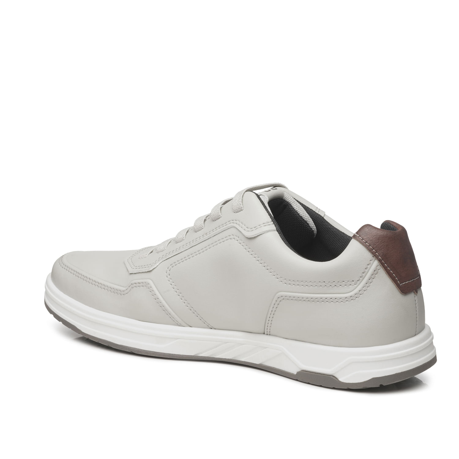 Sapatênis Pegada Masculino em Microfibra White 172001-02 - Pegada
