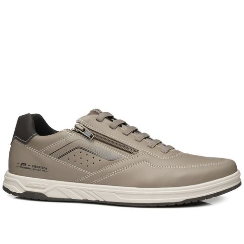 Sapatênis Pegada Masculino em Microfibra Areia 172005-03