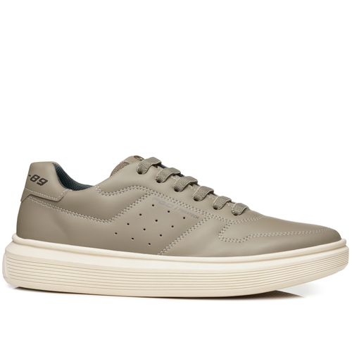 Tênis Casual Pegada Masculino em Microfibra Areia 172108-03