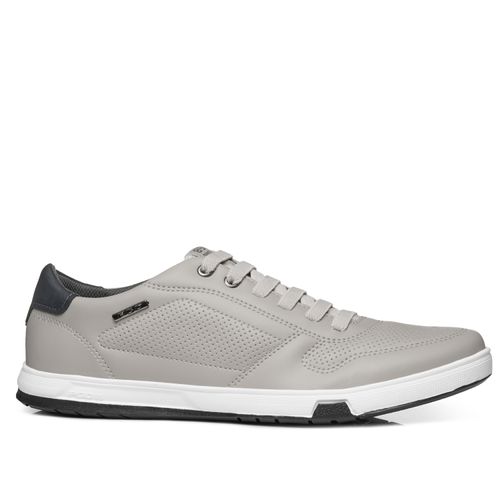 Sapatênis Pegada Masculino em Microfibra Silver 170428-04