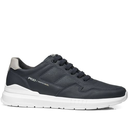 Tênis Casual Pegada Masculino em Microfibra Marinho 172601-07