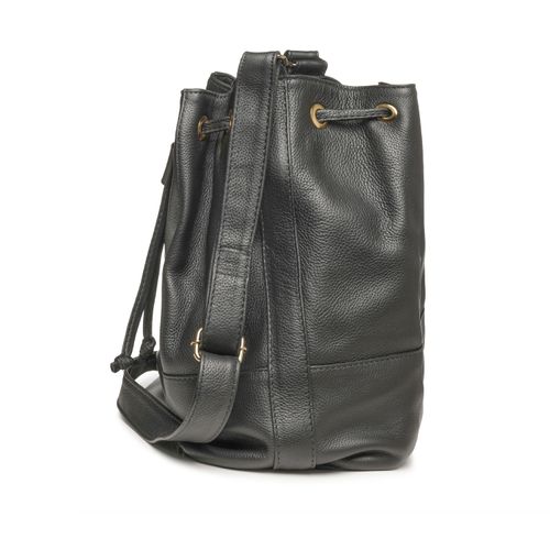 Bolsa Pegada Feminina Hobo em Couro Preto BO210008-01