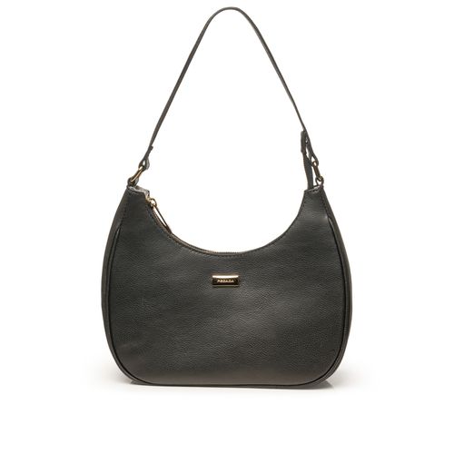 Bolsa Pegada Feminina Tiracolo em Couro Preto BO210010-01