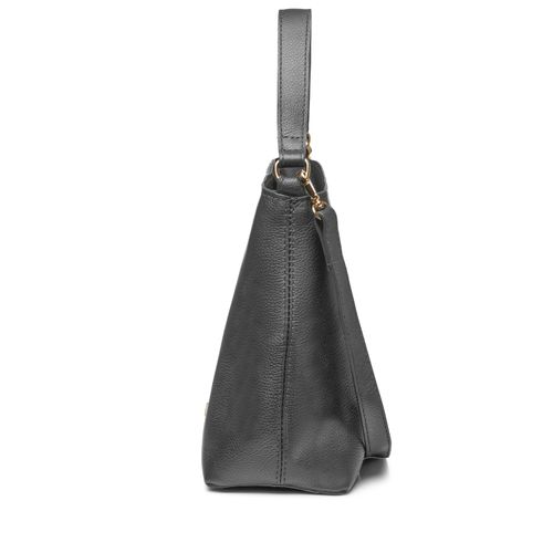 Bolsa Pegada Feminina Tote em Couro Preto BO210011-01