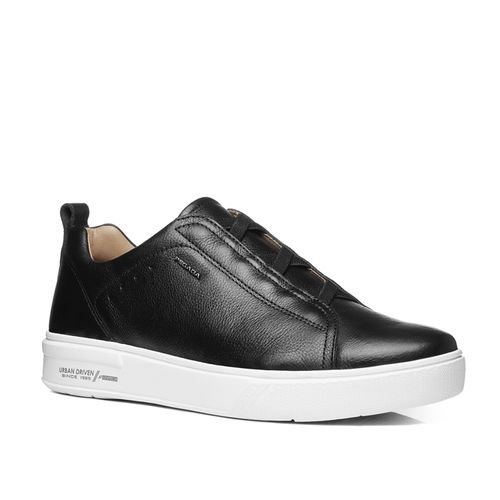 Tênis Casual Pegada Masculino em Couro Preto 111921-04