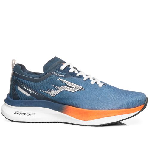 Tênis Esportivo Pegada Masculino em Tecido Blue 190804-03