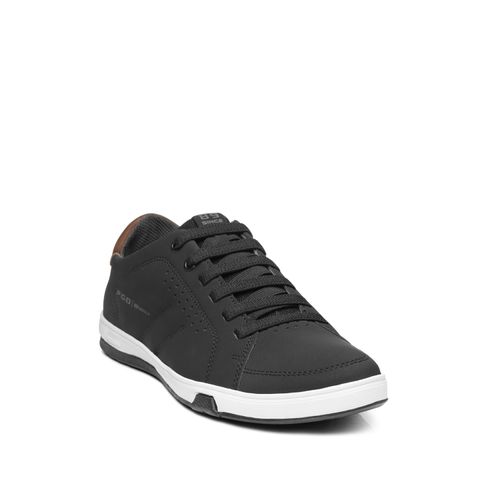 Tênis Casual Pegada Infantil em Microfibra Preto 370425-06