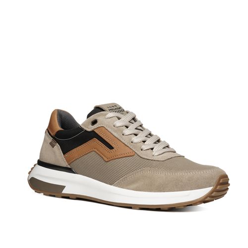 Tênis Casual Pegada Masculino em Couro Areia 110752-04