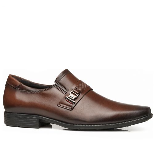 Sapato Social Pegada Masculino em Couro Pinhão 126507-02