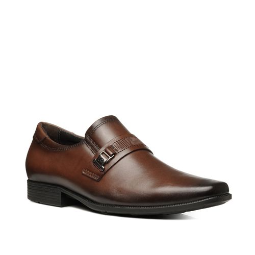 Sapato Social Pegada Masculino em Couro Pinhão 126507-02