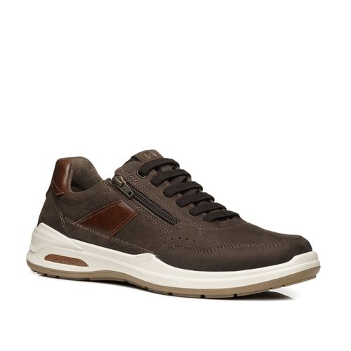 Sapatênis Pegada Masculino em Couro Chocolate 110507-05