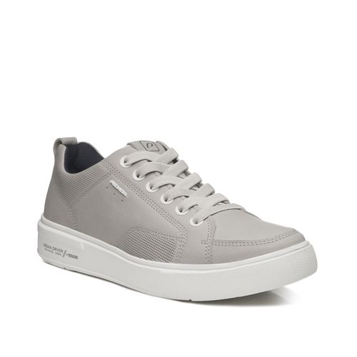 Tênis Casual Pegada Masculino em Couro Silver 111902-09