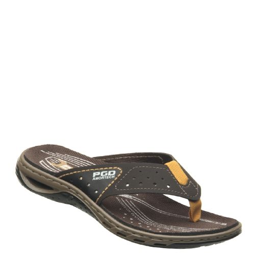 Chinelo Pegada INFANTIL em Microfibra Brown 373204-03