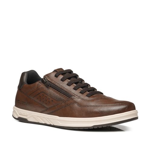 Sapatênis Pegada Masculino em Microfibra Pinhão 172005-07