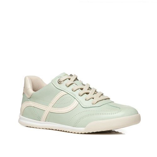 Tênis Pegada Feminino em Couro Pistache 212804-09