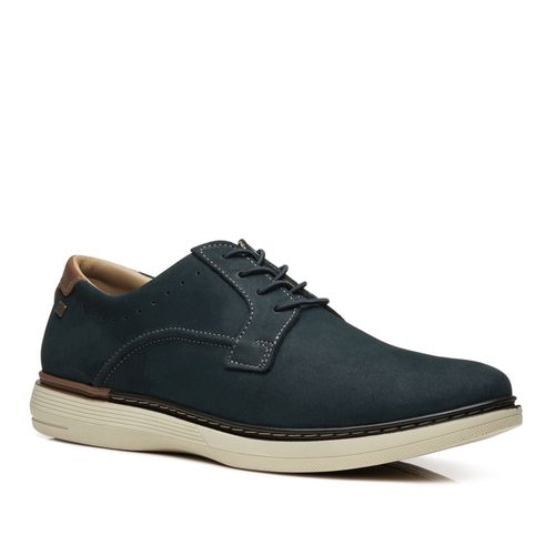 Sapato Casual Pegada Masculino em Couro Marinho 127603-06