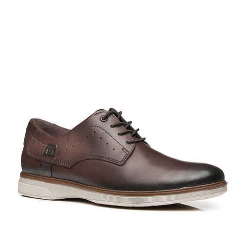 Sapato Casual Pegada Masculino em Couro Pinhão 126708-03