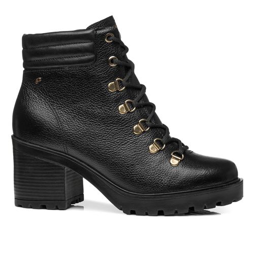 Bota Pegada Feminino em Couro Preto 282601-02