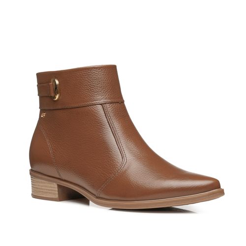 Bota Pegada Feminino em Couro Terracota 282503-02