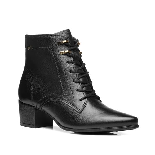 Bota Pegada Feminino em Couro Preto 280904-04