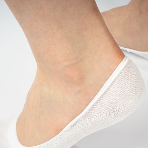 Kit Meia Casual Invisivel Branca c/3 Pares-ME001012-02