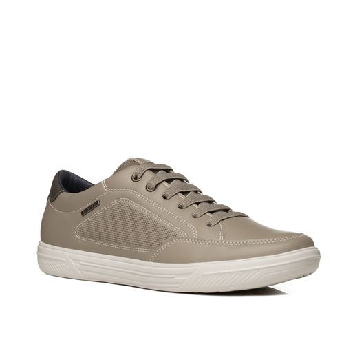 Tênis Casual Pegada Masculino em Microfibra Areia 172803-03