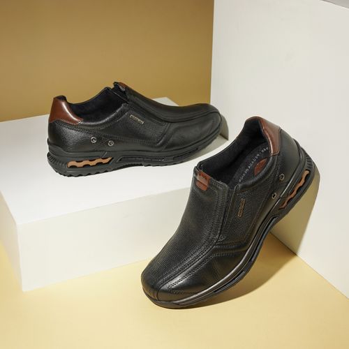 Sapatenis Pegada Masculino em Couro Preto 111804-03