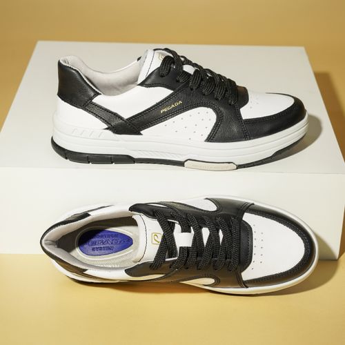 Tênis Pegada Feminino em Couro Branco 212610-04