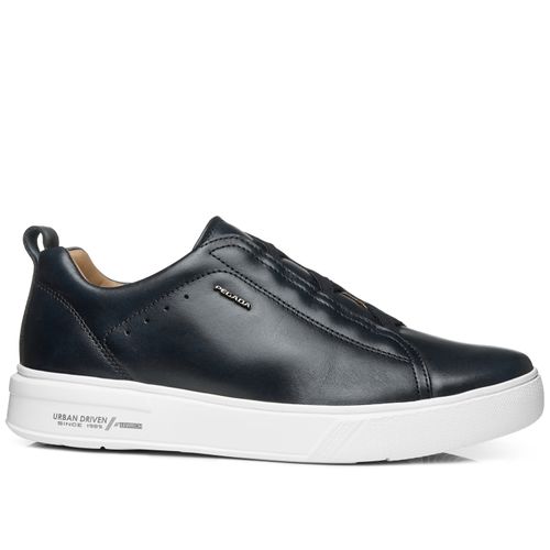 Tênis Casual Pegada Masculino em Couro Blue 111921-07