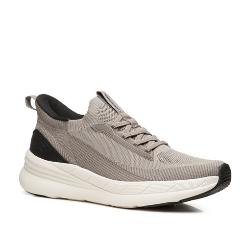 Tênis Esportivo Pegada Masculino em Tecido Bege 191401-01
