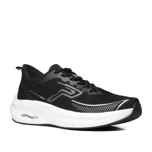 Tênis Esportivo Pegada Masculino em Tecido Preto 190902-04