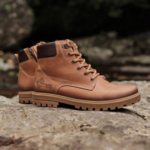 Coturno Pegada Masculino em Couro Latego 181511-03