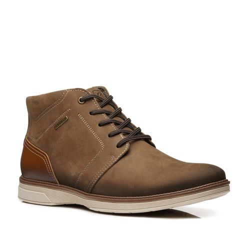 Sapato Casual Pegada Masculino em Couro Mascavo 126753-05