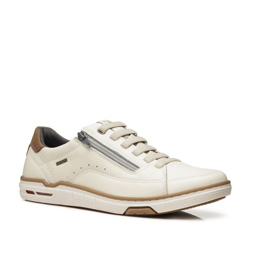 Sapatênis Pegada Masculino em Couro Milk 113502-04