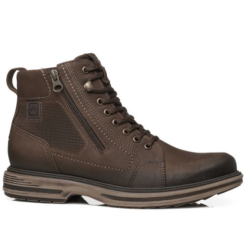 Coturno Pegada Masculina em Couro Chocolate 181804-06
