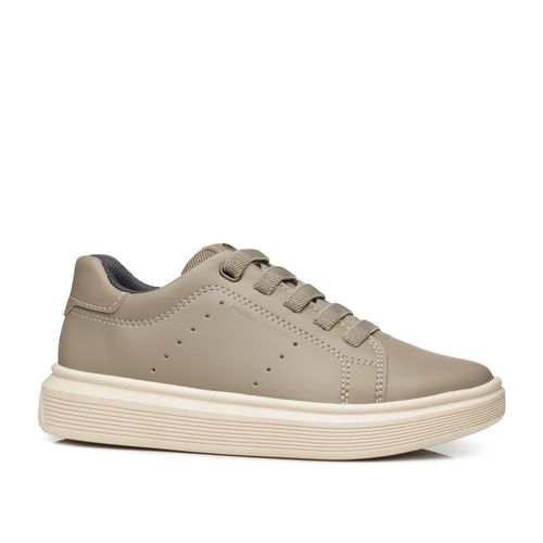 Tênis Casual Pegada Infantil em Microfibra Areia 372109-05