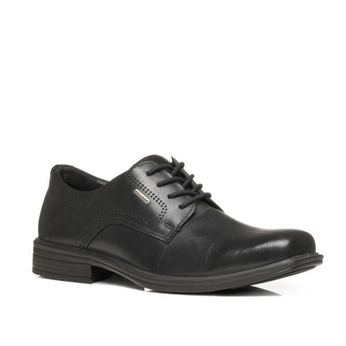 Sapato Social Pegada Masculino Plus Size em Couro Preto 524773-01