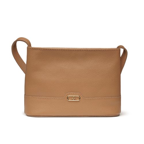 Bolsa Pegada Feminina Tiracolo em Couro Camel BO210015-03