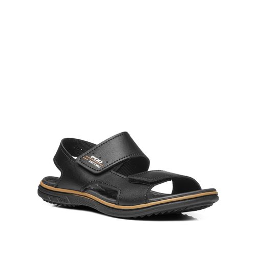 Sandália Pegada Infantil em Microfibra Preto 373332-02