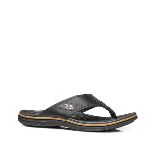 Chinelo Pegada Infantil em Microfibra Preto 373331-02