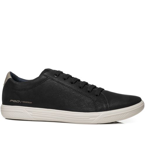 Tênis Casual Pegada Masculino em Microfibra Preto 172801-08
