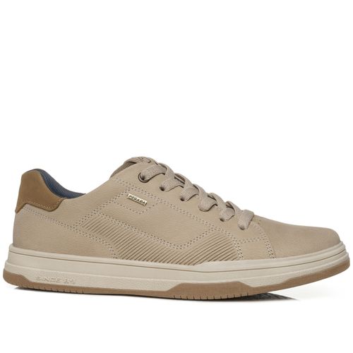 Tênis Casual Pegada Masculino em Couro Fossil 115103-05