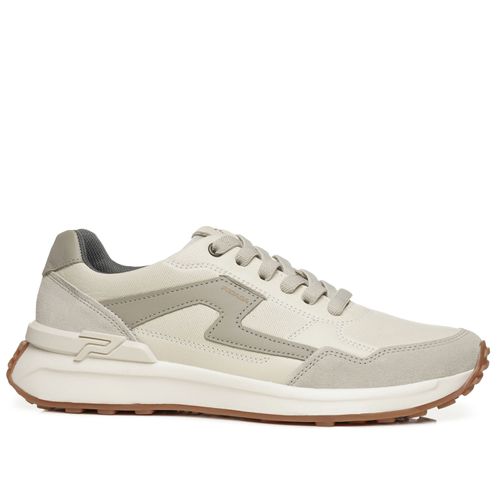 Tênis Casual Pegada Masculino em Couro Milk 110761-02