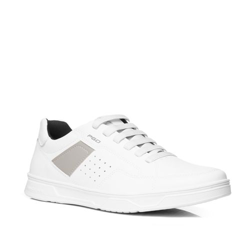 Sapatênis Pegada Masculino em Microfibra Branco 171403-01