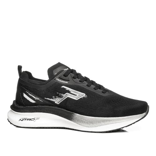 Tênis Esportivo Pegada Feminino em Tecido Preto 290804-04