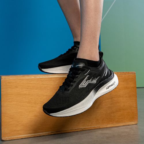Tênis Esportivo Pegada Feminino em Tecido Preto 290804-04